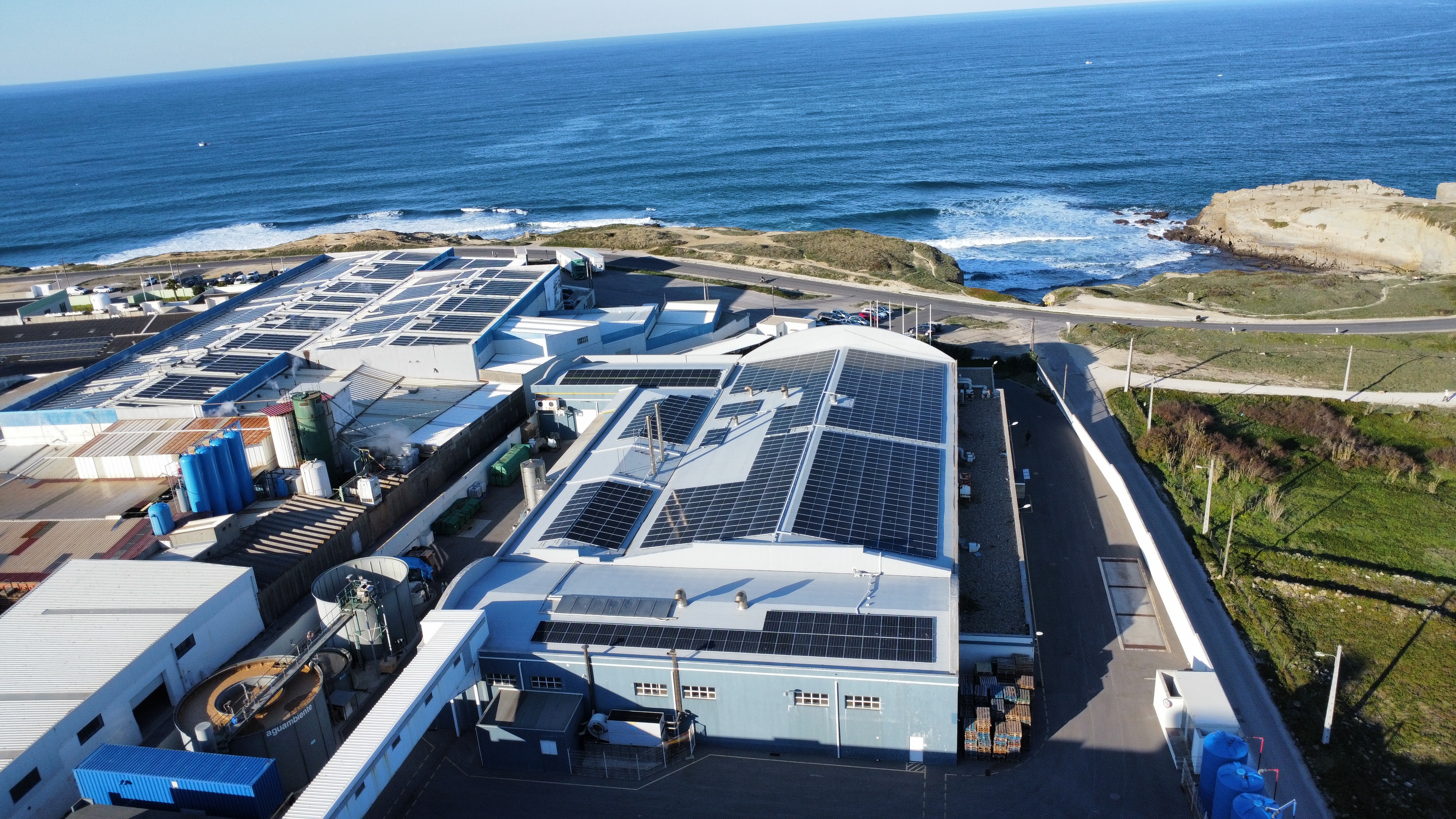 Vista geral da instalação fotovoltaica South Atlantic